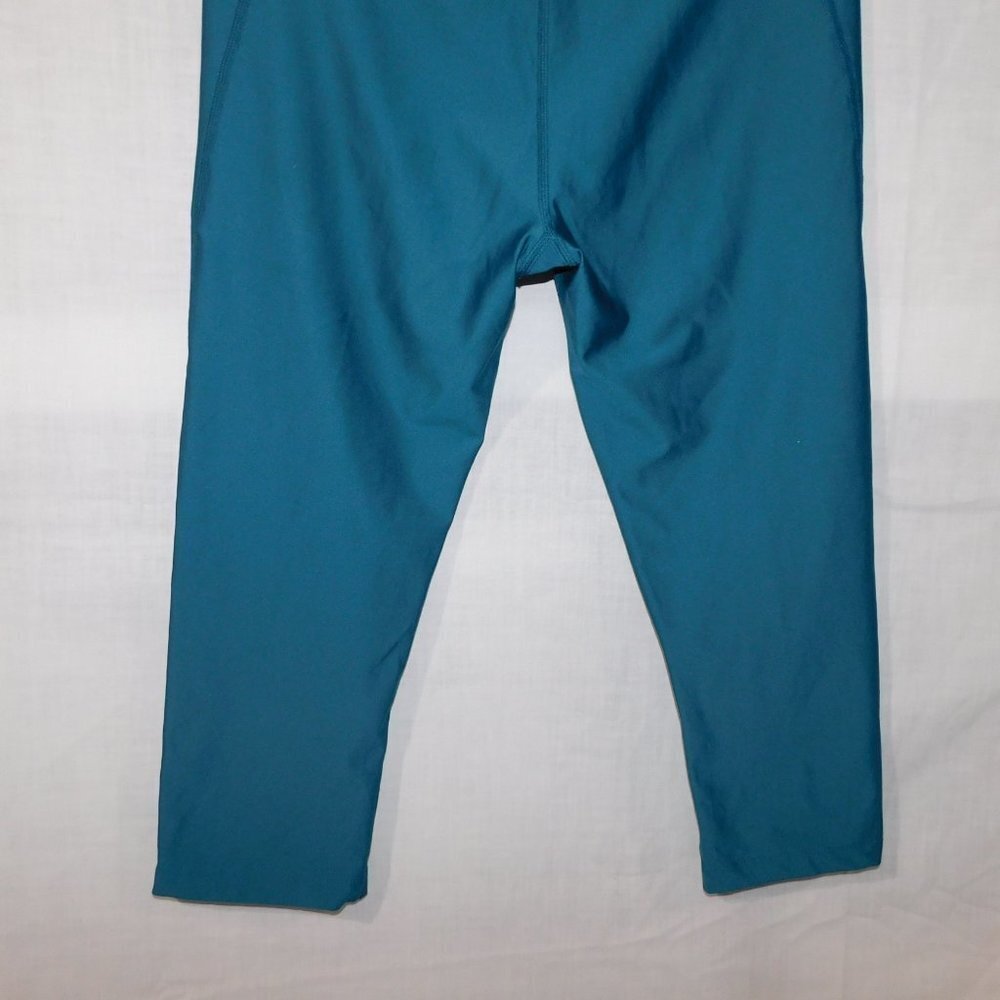 Under Armour HeatGear Teal Compression Crop Capri Leggings Womens M - Picture 8 of 8